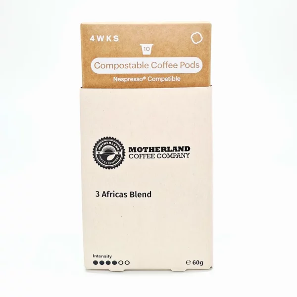 Motherland Coffee’s coffee pods 10's